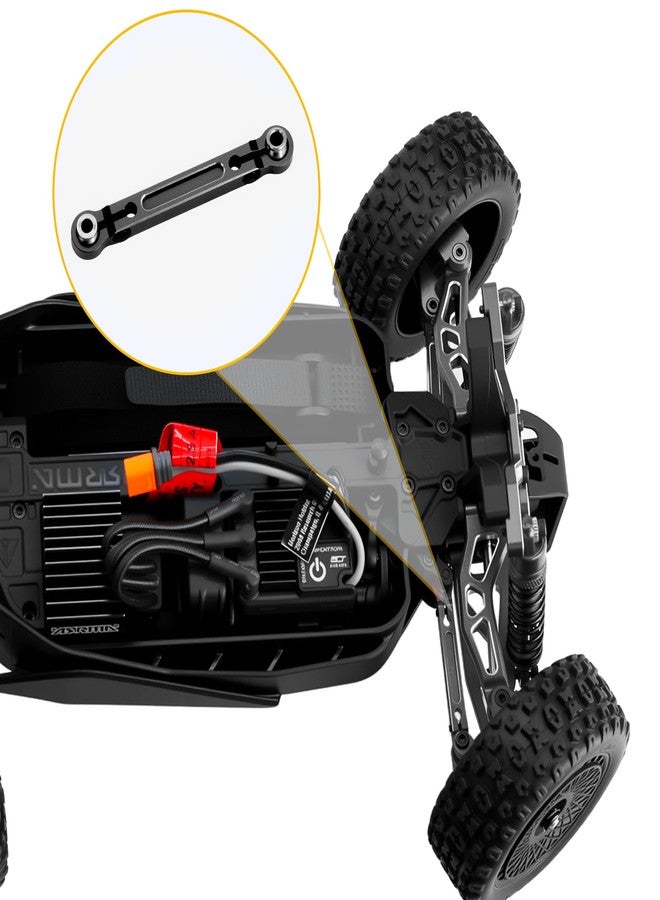 POLANTA Aluminum Alloy Steering Links Upgrade Parts for Arrma 1/14 Typhon Grom 1/18 Granite Grom,Replace#ARA340208 (Black) - Image 4